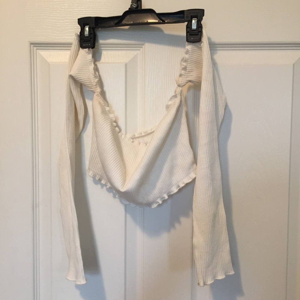 Cute white crop top